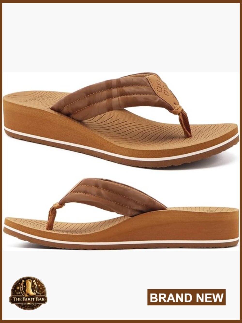 Women's Flip Flops with Arch Support Lightweight Yoga Mat Sole Summer Platform